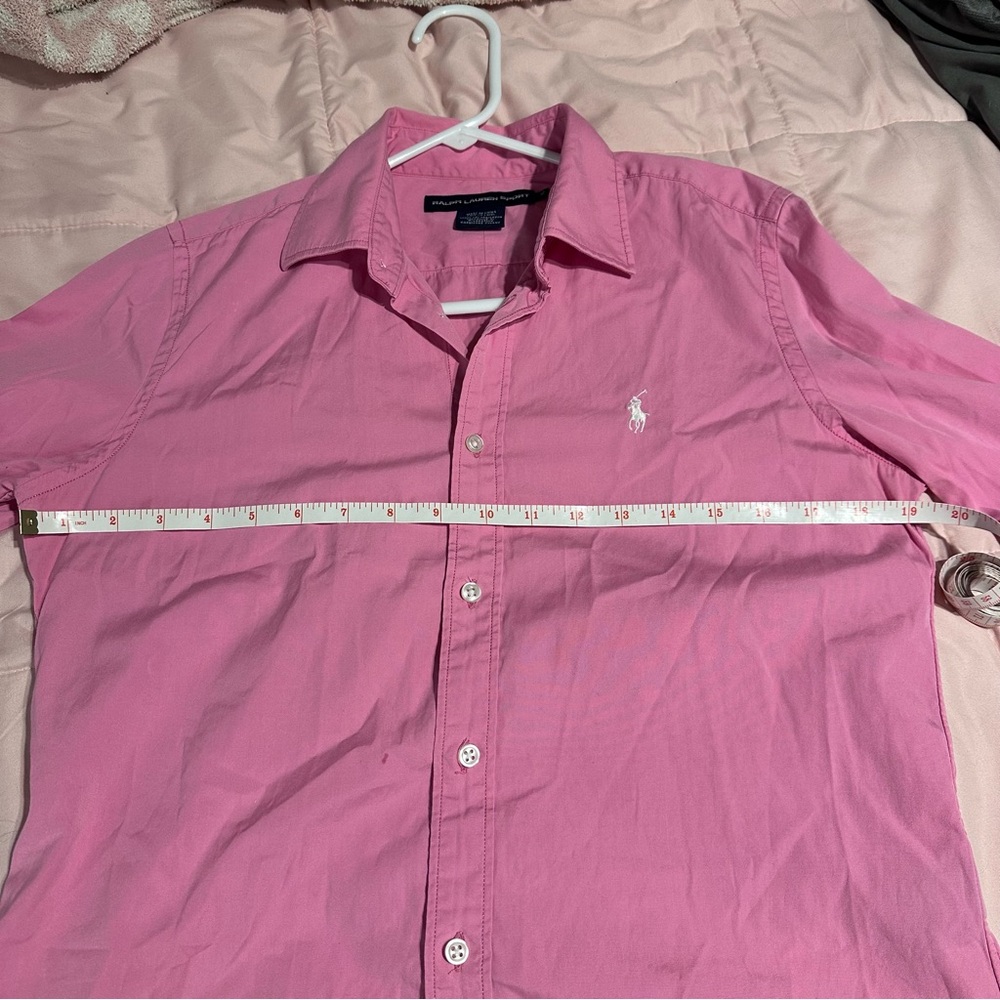 Ralph Lauren Sport Pink Button Down Shirt - Picture 4 of 5